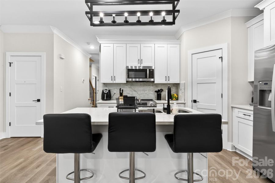 Furnished interior view inside a new home in , Charlotte (Image 26).