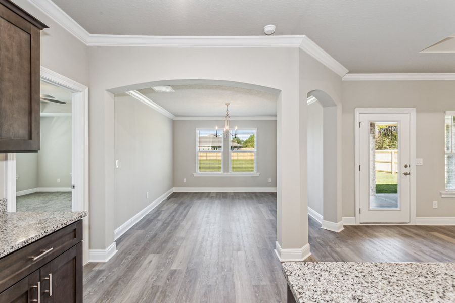Representative unfurnished interior of a home built from the The Sapphire by Herbst Homes in Prosperity Point, Milton (Image 96).