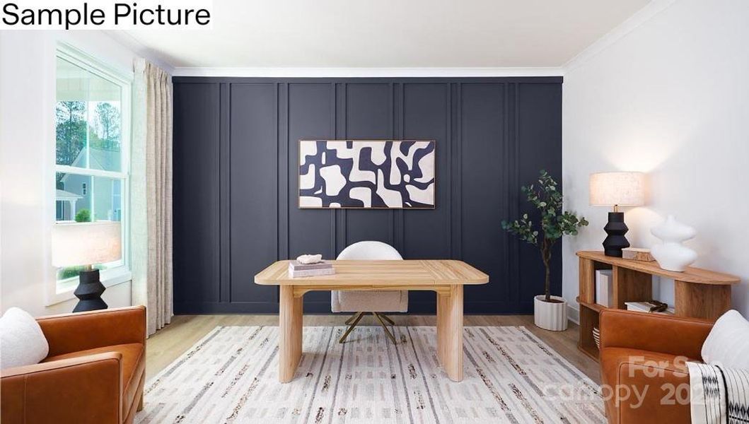 Furnished interior view inside a new home in Westport, York (Image 35).