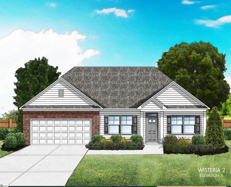 Exterior rendering of this home design in Lynbrook, Boiling Springs, SC (Image 6).