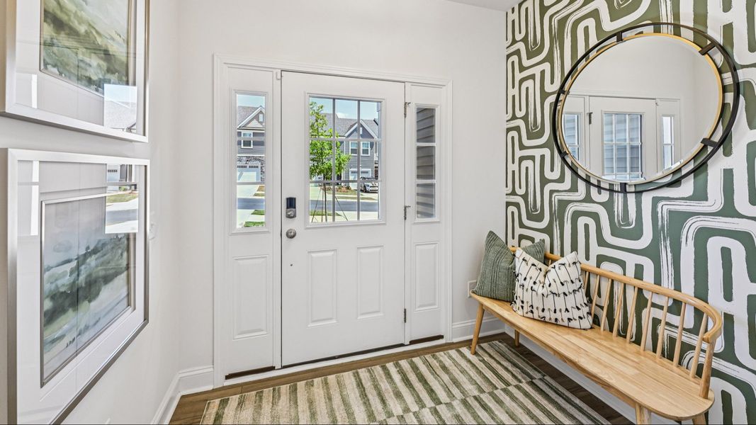 The Litchfield Plan by DRB Homes in Bell Glen Charlotte NC - Entry The Litchfield Plan by DRB Homes in Bell Glen Charlotte NC - Entry