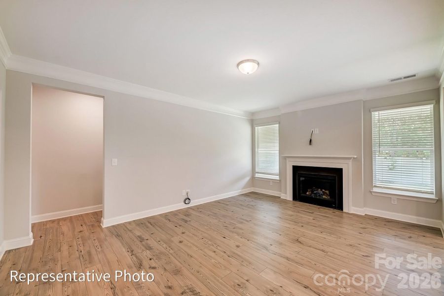 Spacious, unfurnished interior of a new home in Heritage - 55+ Community, Indian Trail (Image 29).