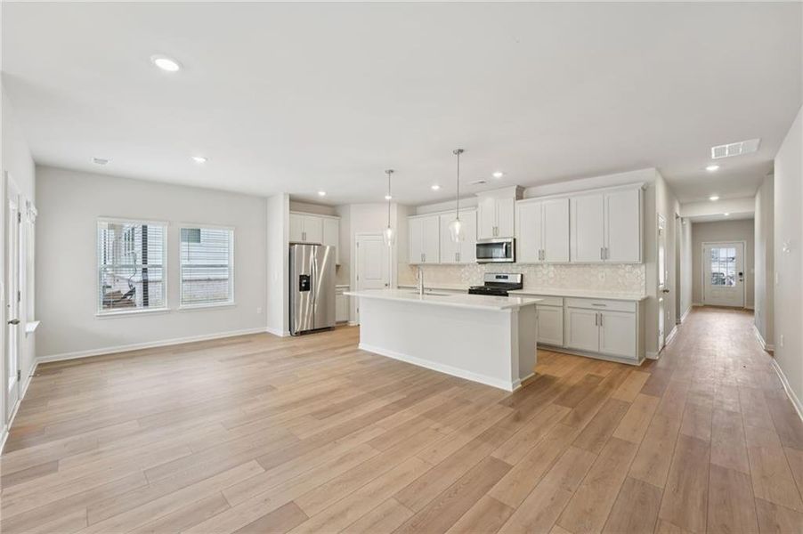 Furnished interior view inside a new home in Westmont Preserve, Powder Springs (Image 6).