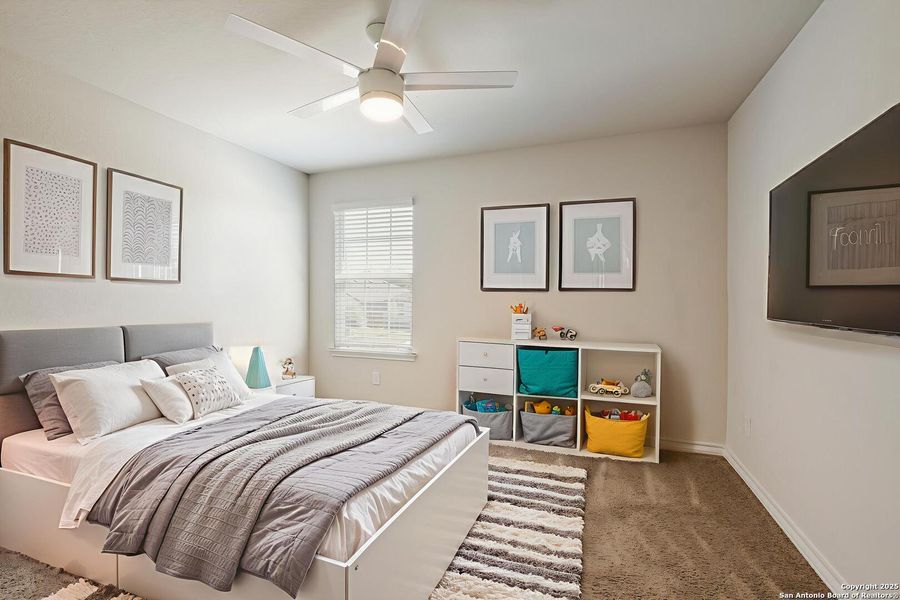 Furnished interior view inside a new home in Laurel Vistas, San Antonio (Image 16). Furnished interior view inside a new home in Laurel Vistas, San Antonio (Image 16).