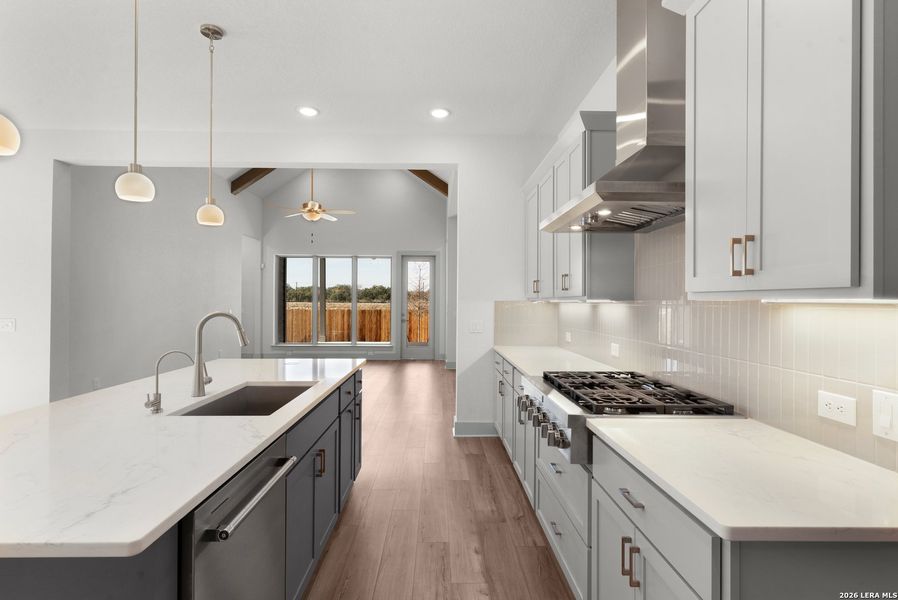 Furnished interior view inside a new home in Davis Ranch, San Antonio (Image 7).
