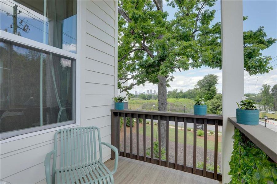 Exterior details and patio area of a home in , Atlanta (Image 21).