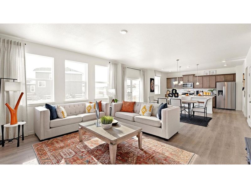 Furnished interior view inside a new home in Hansen Farm, Fort Collins (Image 22).