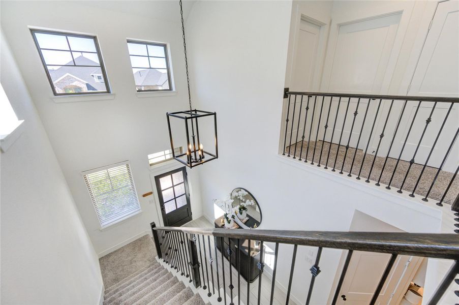 Furnished interior view inside a new home in Harper’s Preserve, Conroe (Image 36).