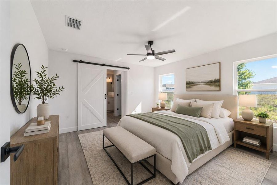Furnished interior view inside a new home in , Ocala (Image 17).