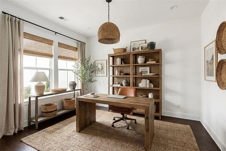 Furnished interior view inside a new home in , Cumming (Image 7).