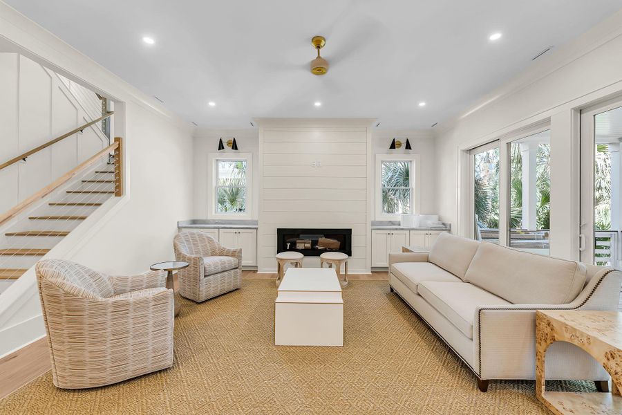 Furnished interior view inside a new home in , Isle Of Palms (Image 6).