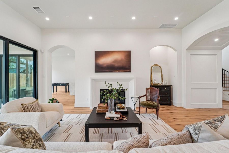 Furnished interior view inside a new home in , Houston (Image 14).