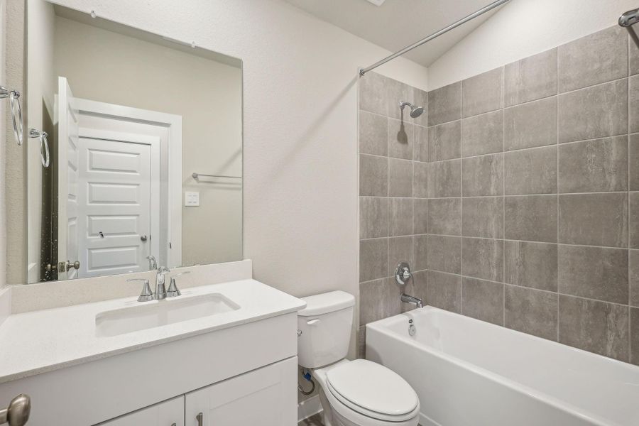 Furnished interior view inside a new home in Massey Oaks - Premier Series, Pearland (Image 10).