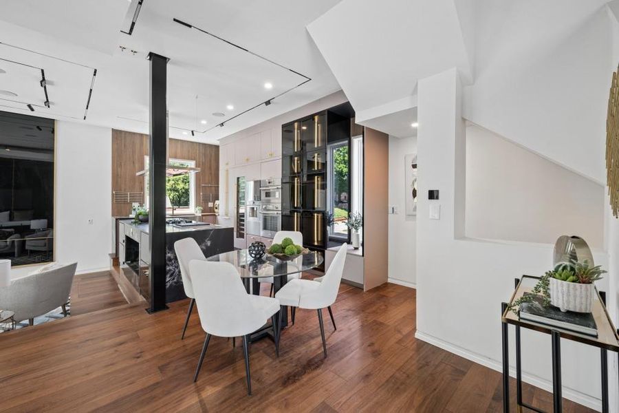 Furnished interior view inside a new home in , Atlanta (Image 12).