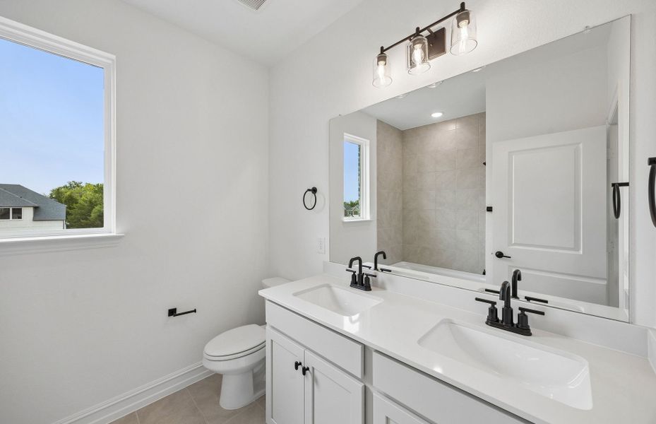 Furnished interior view inside a new home in Wilson Creek Meadows, Celina (Image 5).