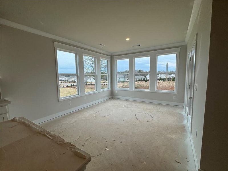 In-progress construction of a new home in Rosewood Lake Preserve, Hoschton, GA (Image 6).