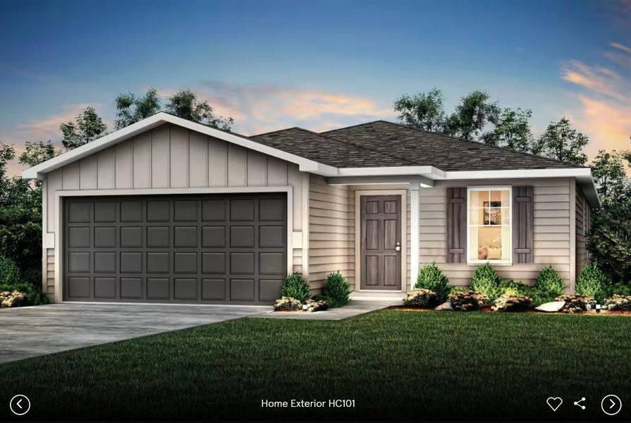 Centex Homes, Hewitt, Rendering
