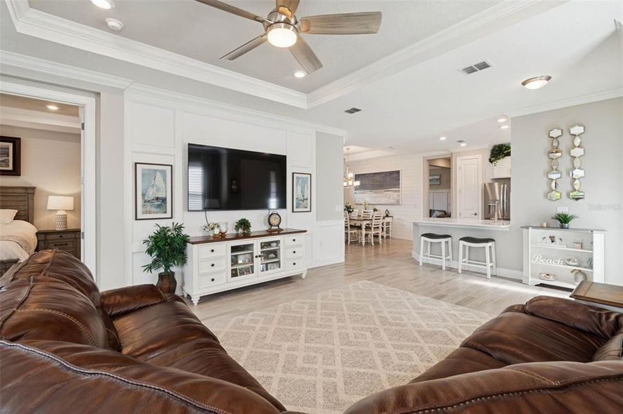 Furnished interior view inside a new home in , Wesley Chapel (Image 17).