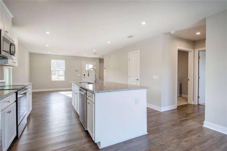 Furnished interior view inside a new home in Serenity 55+, Dallas (Image 12).