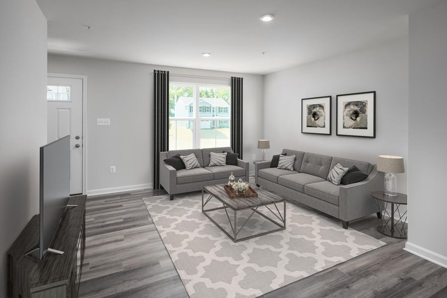 Furnished interior view inside a new home in Somerset, Santee (Image 3).