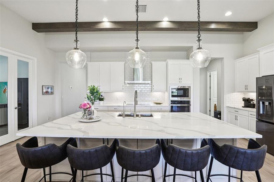 Furnished interior view inside a new home in , San Antonio (Image 60).