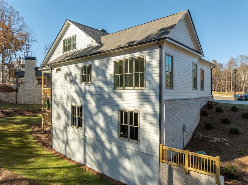 Exterior details and patio area of a home in , Ball Ground (Image 30).