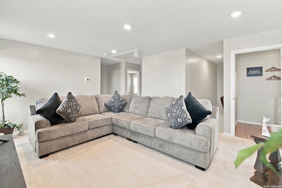 Furnished interior view inside a new home in Red Hawk Landing, San Antonio (Image 15). Furnished interior view inside a new home in Red Hawk Landing, San Antonio (Image 15).