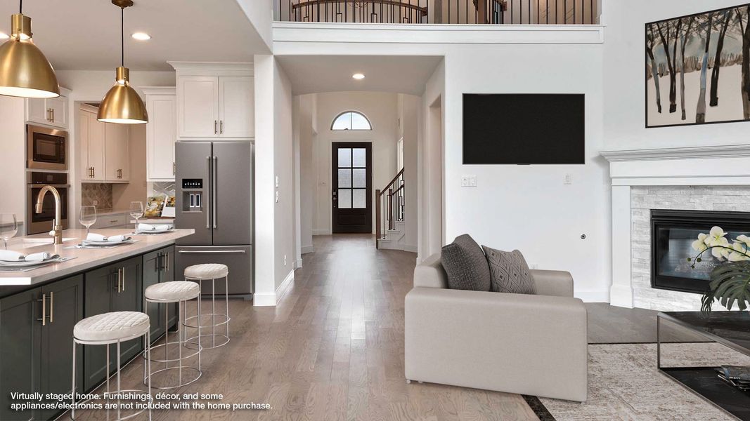 Representative furnished interior of a home built from the 3650W by Perry Homes in Revera, Rosenberg (Image 4). Representative furnished interior of a home built from the 3650W by Perry Homes in Revera, Rosenberg (Image 4).