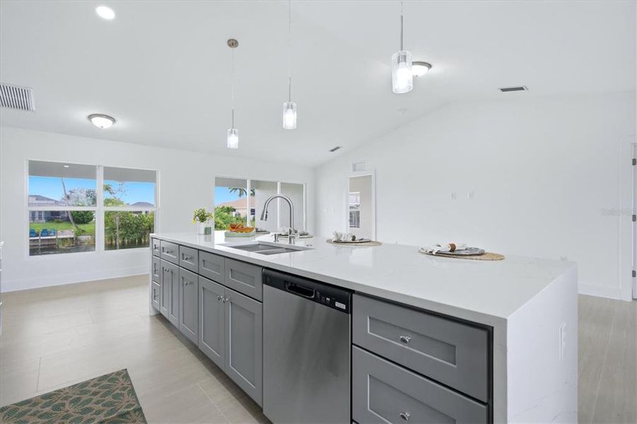 Furnished interior view inside a new home in , Cape Coral (Image 11).