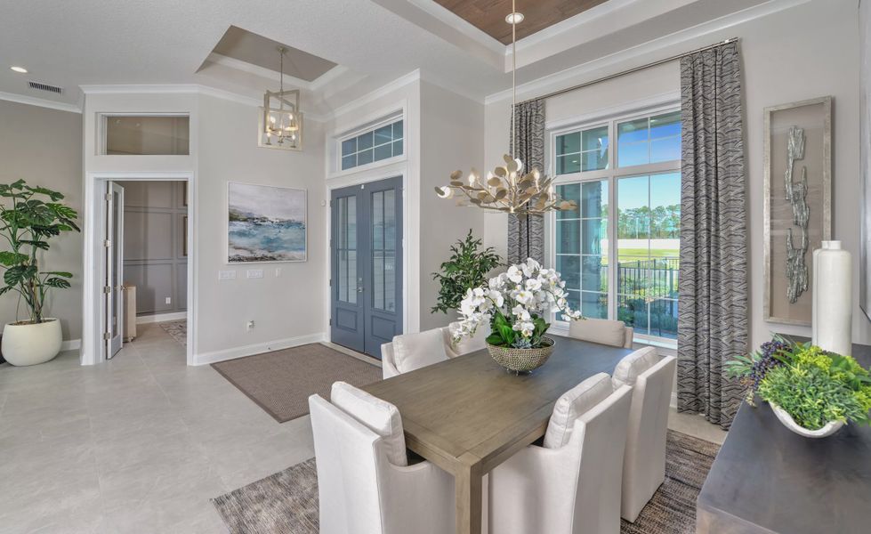Furnished interior view inside a new home in Tidewater, Jacksonville (Image 17).