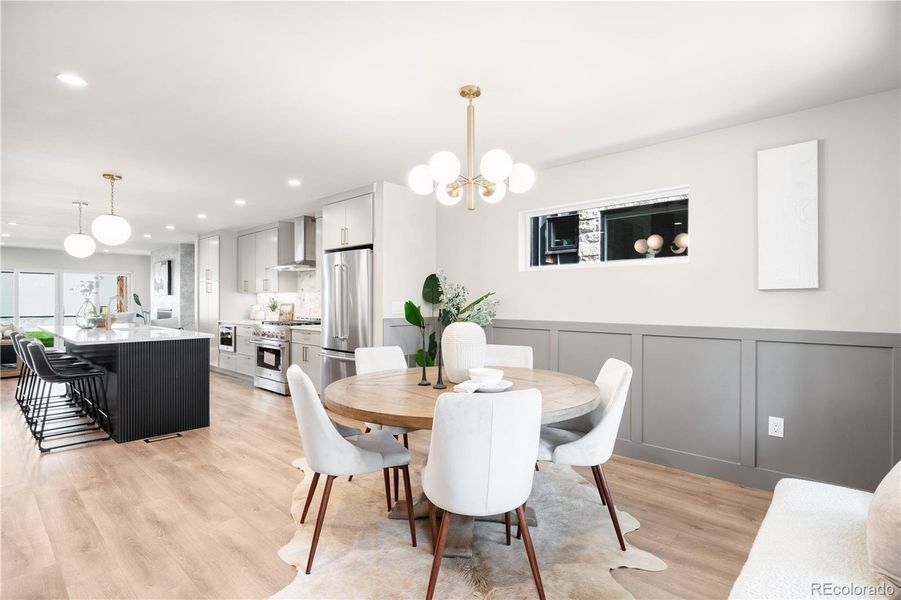 Furnished interior view inside a new home in , Denver (Image 10).