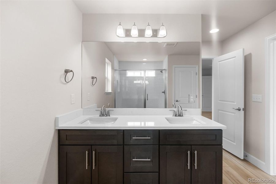 Furnished interior view inside a new home in , Castle Rock (Image 7).