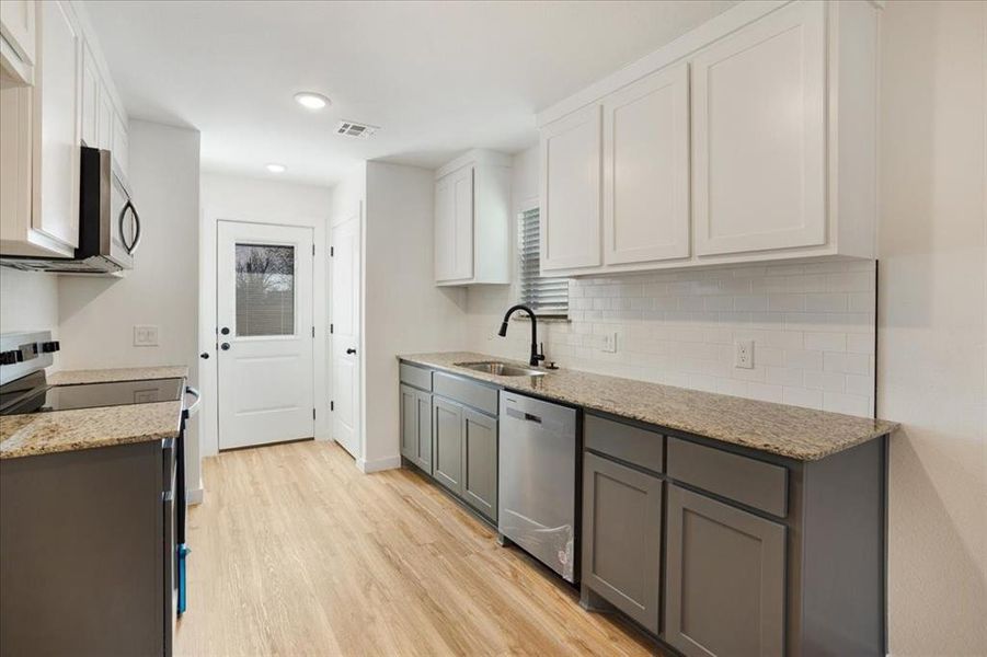 Furnished interior view inside a new home in Miller Street Cottages, Denison (Image 6).