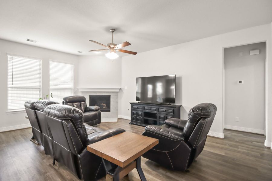 Picture your holidays wrapped up in a cozy blanket and the fireplace crackling in the background