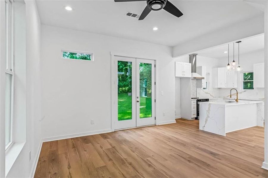 Spacious, unfurnished interior of a new home in , East Point (Image 28). Spacious, unfurnished interior of a new home in , East Point (Image 28).