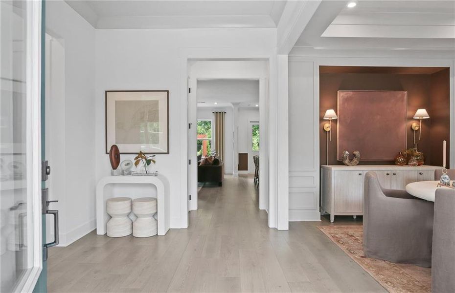 Furnished interior view inside a new home in Sterling Pointe, Cumming (Image 6).