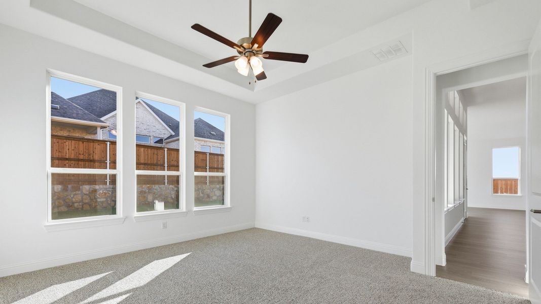 Furnished interior view inside a new home in Rio Vista at Kelly Ranch, Aledo (Image 27).
