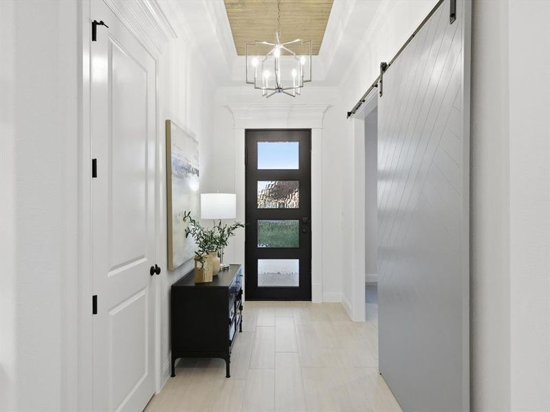Furnished interior view inside a new home in , Azle (Image 6).