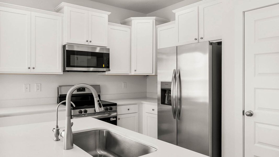 Furnished interior view inside a new home in Hawks Landing Townhomes, Santa Rosa Beach (Image 6).