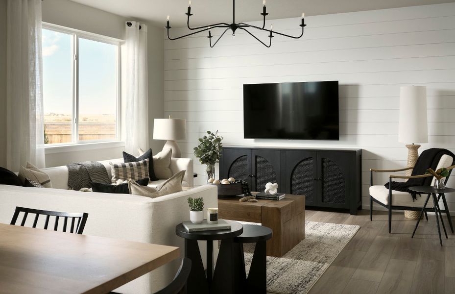 Furnished interior view inside a new home in Wolf Creek Run West, Strasburg (Image 5).