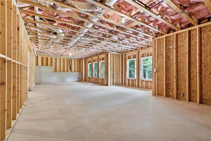 In-progress construction of a new home in , Marietta, GA (Image 51).