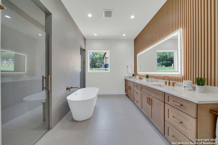 Furnished interior view inside a new home in , San Antonio (Image 18). Furnished interior view inside a new home in , San Antonio (Image 18).