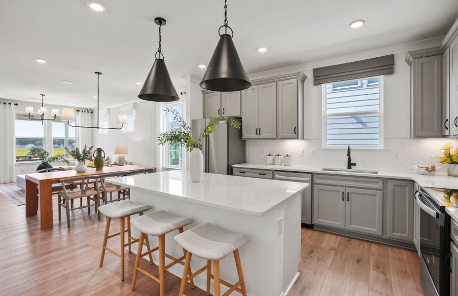 Representative furnished interior of a home built from the Contour by Del Webb in Del Webb Carolina Ridge, Midland (Image 14).