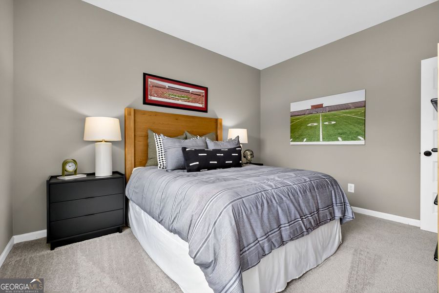 Furnished interior view inside a new home in Bryson Farms, Byron (Image 30).