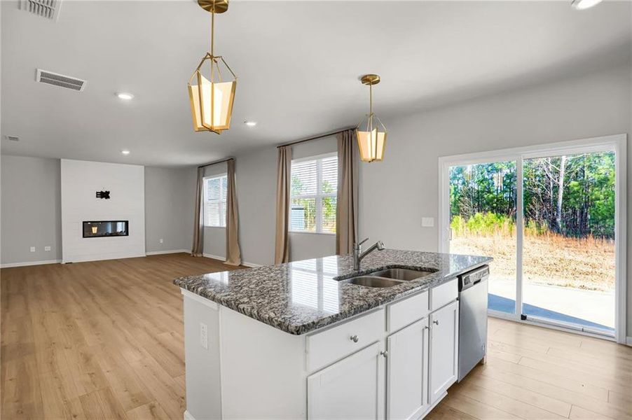 Furnished interior view inside a new home in Summit Pointe, Dallas (Image 6).