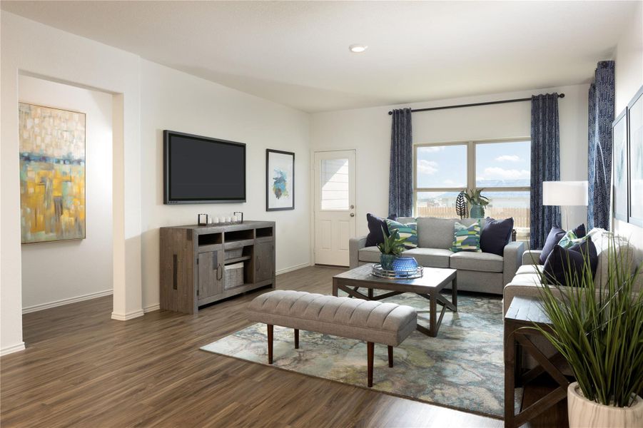 Furnished interior view inside a new home in Woodfield Preserve, Georgetown (Image 4).