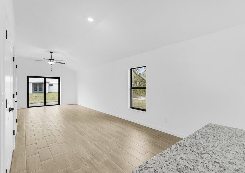 Be the host with the most in this open entertainment space