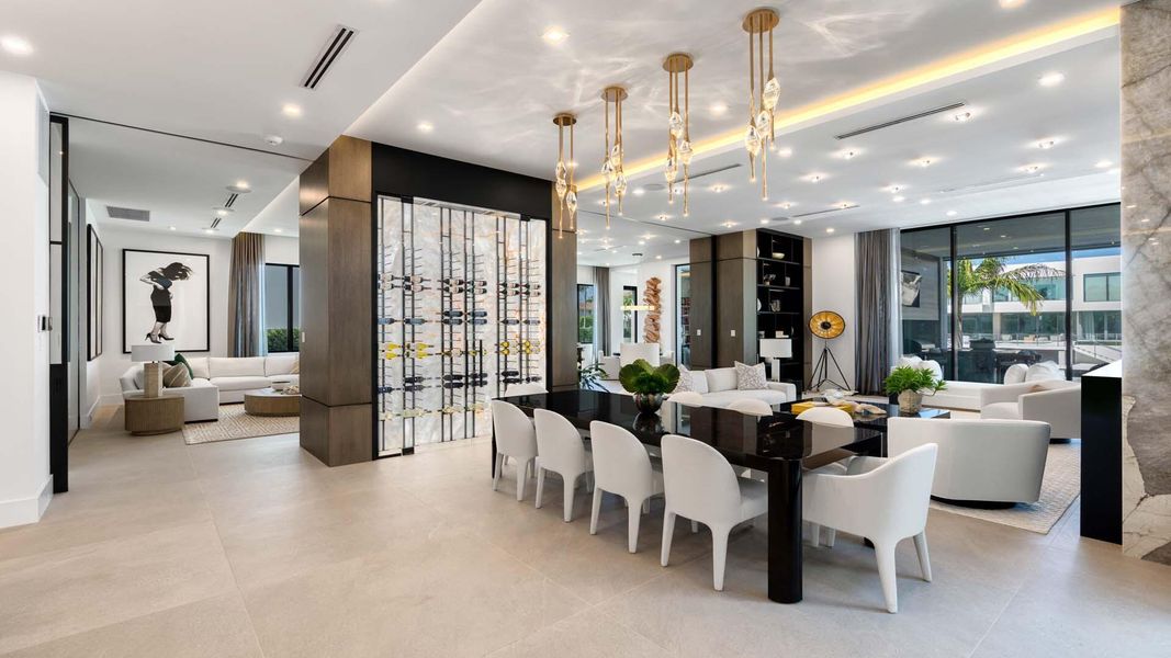 Furnished interior view inside a new home in , Boca Raton (Image 24).