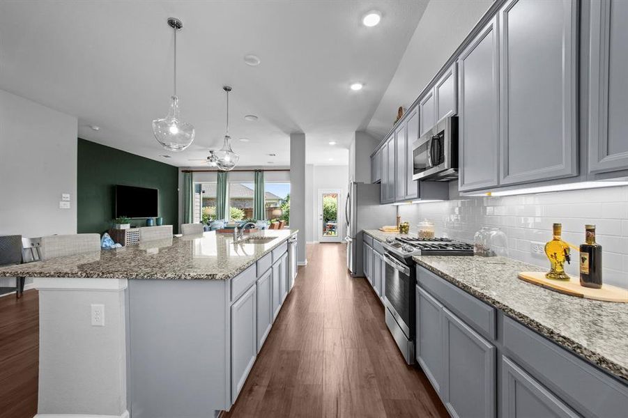 Furnished interior view inside a new home in Tavolo Park Cottages, Fort Worth (Image 24).