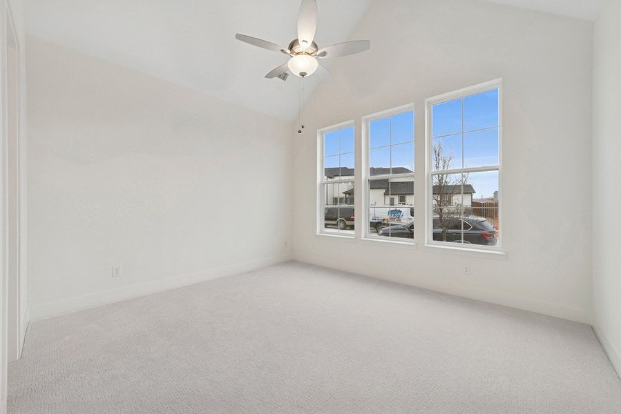 Representative unfurnished interior of a home built from the Riseley by Landon Homes in Fields - East Village, Frisco (Image 15). Representative unfurnished interior of a home built from the Riseley by Landon Homes in Fields - East Village, Frisco (Image 15).
